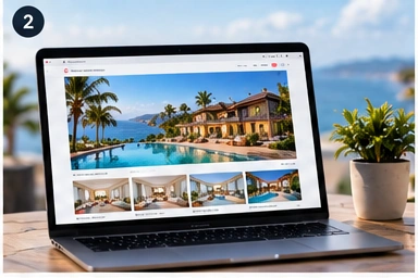 Vacation rental direct booking website
