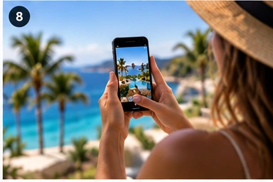 Vacation rental social media content